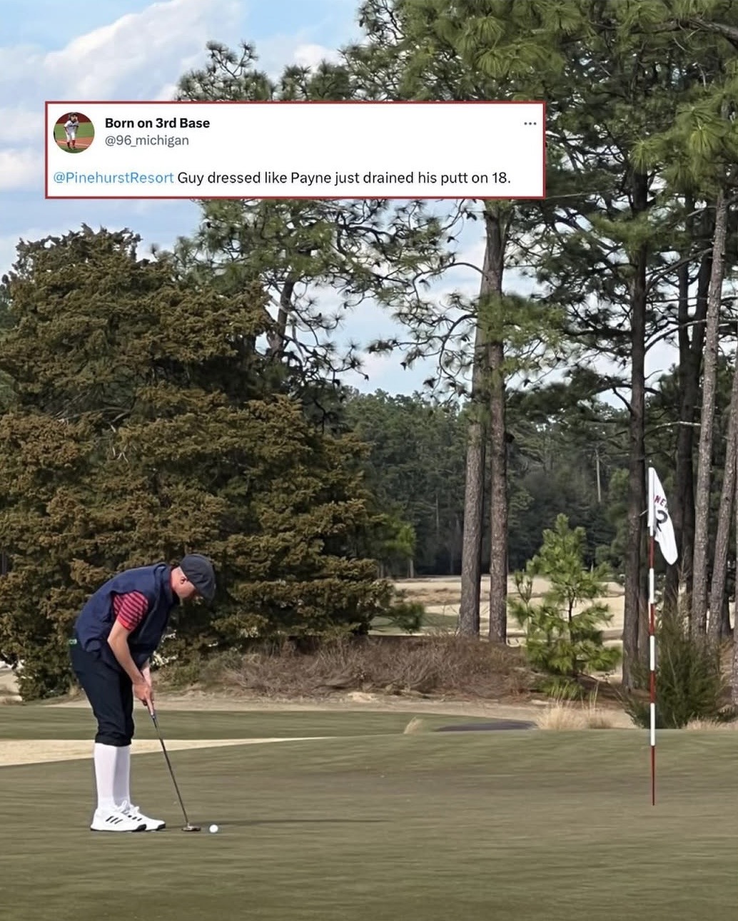 Lars Lewis coaching on the course